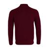 André Tory Quarter Zip Cotton Knit Burgundy