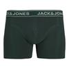 Jack & Jones 3-Pack Solid Trunks Black/Green/Blue