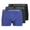 Jack & Jones 3-Pack Solid Trunks Black/Green/Blue