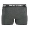 Jack & Jones 3-Pack Solid Trunks Dark Grey/Forest/Black