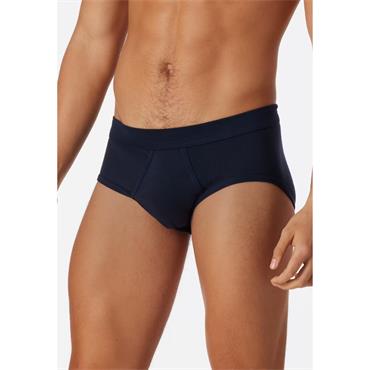 Schiesser 2 Pack Cotton Essential Y-Front Briefs Navy