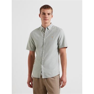 Farah Brewer Short Sleeve Shirt Jade