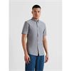 Farah Brewer Short Sleeve Shirt White/Navy