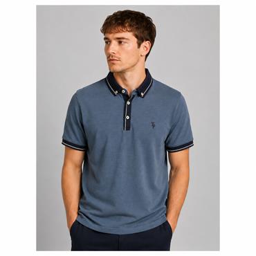 Tom Penn TPP981 Melanage Polo Blue