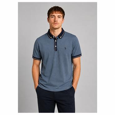 Tom Penn TPP981 Melanage Polo Blue