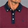 Tom Penn Melanage Polo Burgundy