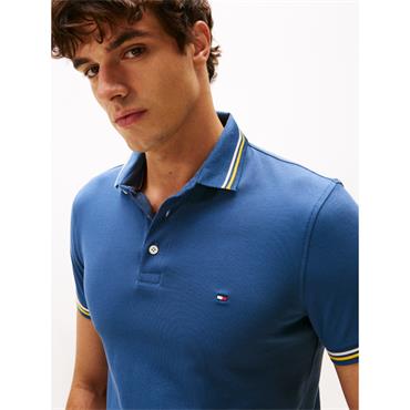 Tommy Hilfiger Tipped Slim Polo Aegean