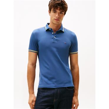 Tommy Hilfiger Tipped Slim Polo Aegean