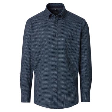 Casa Moda 126132970 Print Shirt Blue