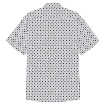 Bugatti 18510E Print Short Sleeve Shirt Blue