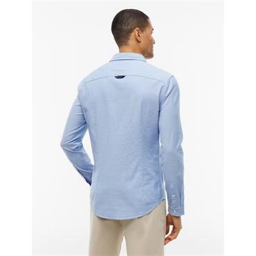 Tommy Jeans Slim Stretch Oxford Shirt Blue