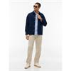 Tommy Jeans Slim Stretch Oxford Shirt Blue