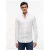 Tommy Jeans Slim Stretch Oxford Shirt White