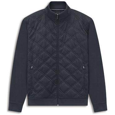 Bugatti Knitted Sweat Jacket  Navy