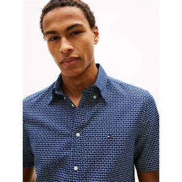 Tommy Hilfiger Light Blend Print Short sleeve Navy