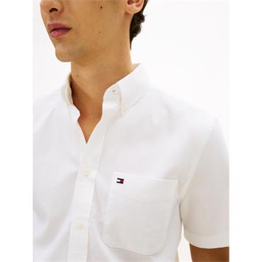Tommy Hilfiger Light Oxford Shirt Sleeve Shirt White