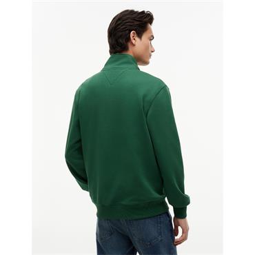 Tommy Hilfiger Terry Quarter Zip Sweatshirt Green