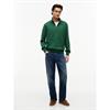 Tommy Hilfiger Terry Quarter Zip Sweatshirt Green