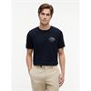 Tommy Hilfiger Script Stack Tee Navy
