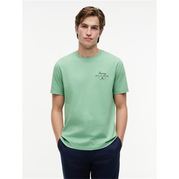 Tommy Hilfiger Script Stack Tee Grass