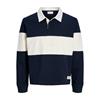 Jack & Jones Frederiksberg Blocking Rugby Shirt Sky Captain