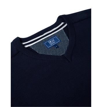 Drifter V-Neck Jumper Navy