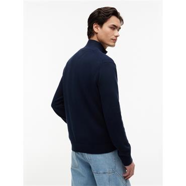 Tommy Jeans Essential Light 1/4 Zip Jumper Dark Blue