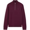 Tommy Jeans Essential Light 1/4 Zip Jumper Calypso Berry
