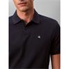 Calvin Klein Jeans Monogram Pique Polo T-Shirt Navy