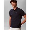 Calvin Klein Jeans Monogram Pique Polo T-Shirt Navy