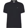 Calvin Klein Jeans Monogram Pique Polo T-Shirt Navy