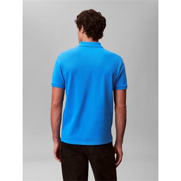 Calvin Klein Jeans Monogram Pique Polo T-Shirt Blue