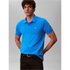 Calvin Klein Jeans Monogram Pique Polo T-Shirt Blue