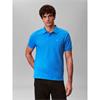 Calvin Klein Jeans Monogram Pique Polo T-Shirt Blue