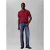 Calvin Klein Jeans Monogram Pique Polo T-Shirt Rhododendron