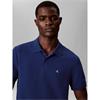 Calvin Klein Jeans Monogram Pique Polo T-Shirt Estate Blue
