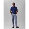Calvin Klein Jeans Monogram Pique Polo T-Shirt Estate Blue