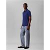 Calvin Klein Jeans Monogram Pique Polo T-Shirt Estate Blue