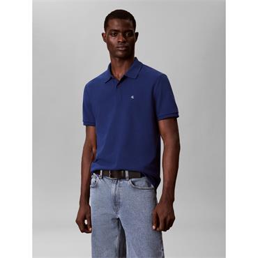 Calvin Klein Jeans Monogram Pique Polo T-Shirt Estate Blue