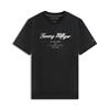 Tommy Hilfiger Embriodered Signature Logo T-Shirt Navy