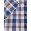 Drifter Short Sleave Check Shirt Blue