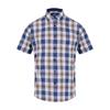 Drifter Short Sleave Check Shirt Blue
