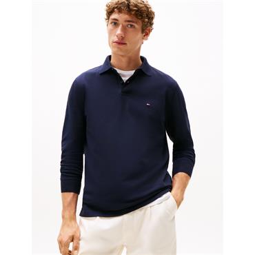 Tommy Hilfiger Long Sleeve Polo Navy
