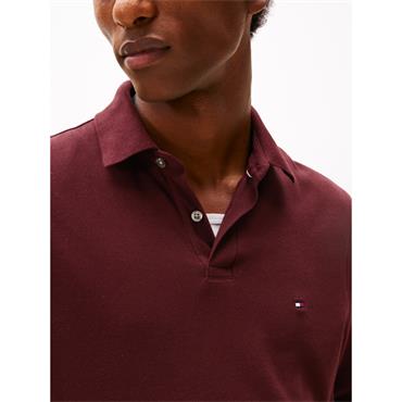 Tommy Hilfiger Long Sleeve Polo Burgundy