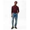 Tommy Hilfiger Long Sleeve Polo Burgundy