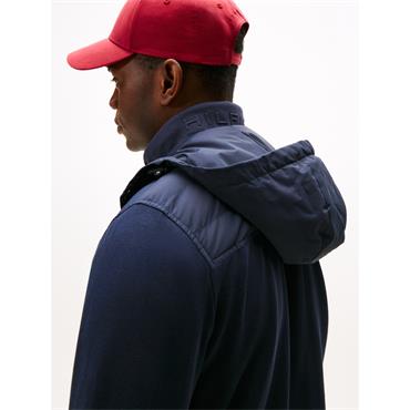 Tommy Hilfiger Mix Media Hooded Jacket Navy