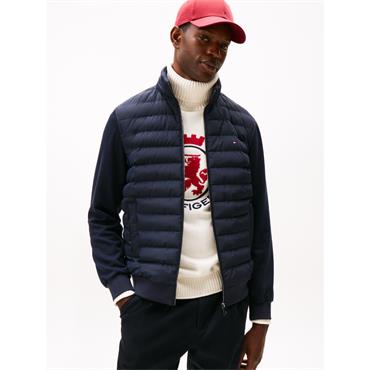 Tommy Hilfiger Mix Media Hooded Jacket Navy