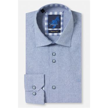 Benetti Adam Plain Shirt Blue
