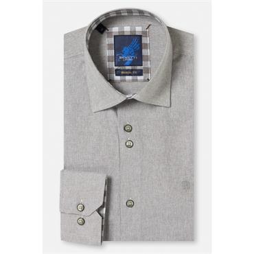 Benetti Adam Plain Shirt Chocolate