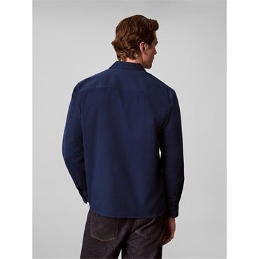 Calvin Klein Jeans Comfort Cotton Overshirt Blue